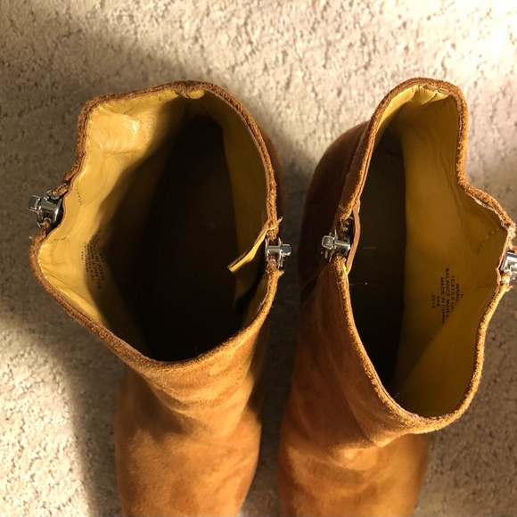 EUC Nine West Double Zip Suede Ankle Boots 9 - Picture 7 of 14